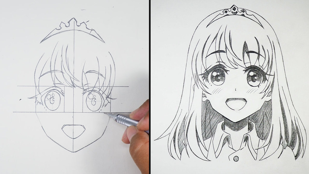 How to Draw Anime Girl for Beginners Easy Step by Step